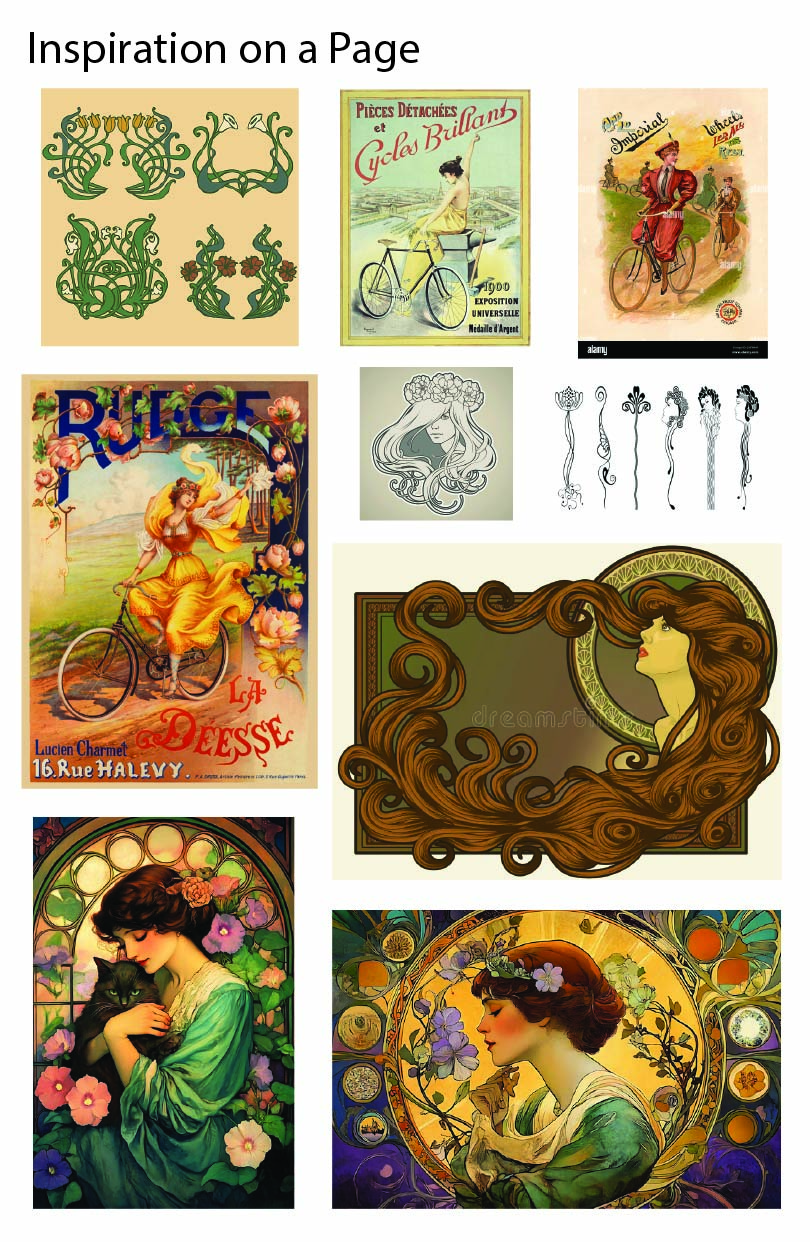 Insperation for Art Nouveau Add Poster