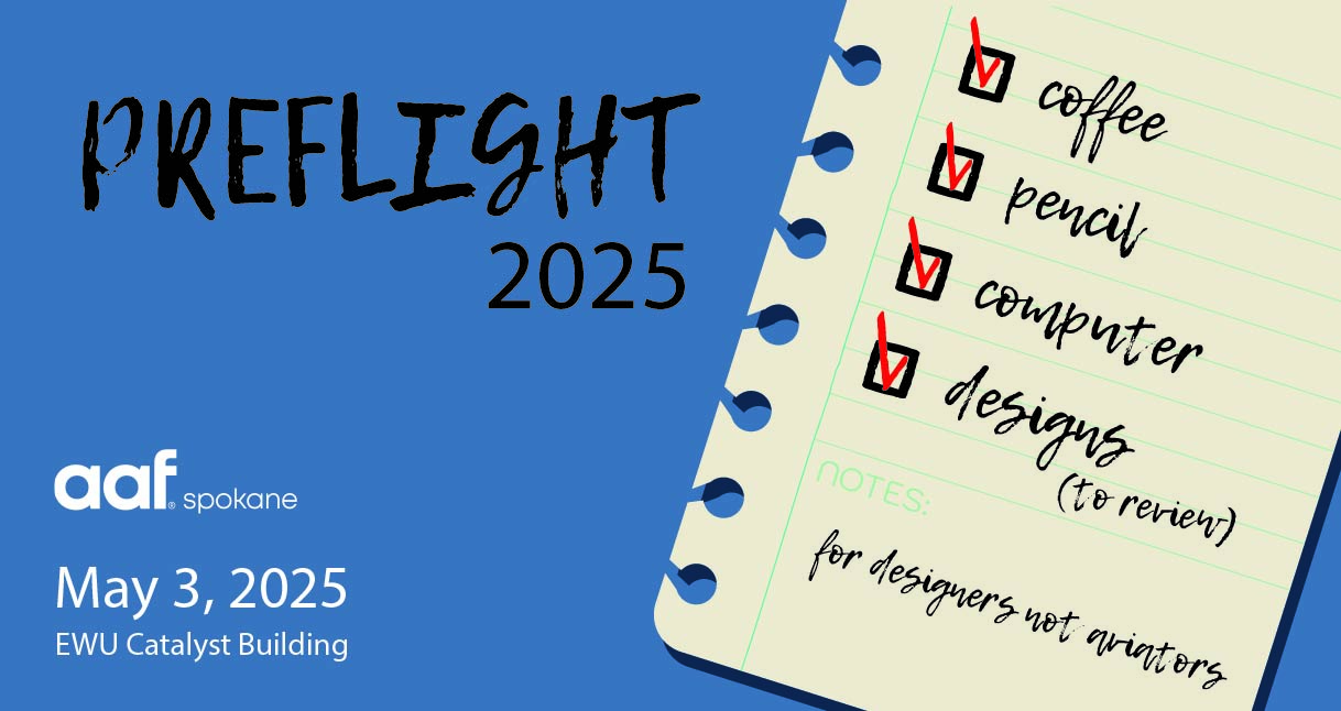 Facebook cover photo entry for the 2025 preflight event